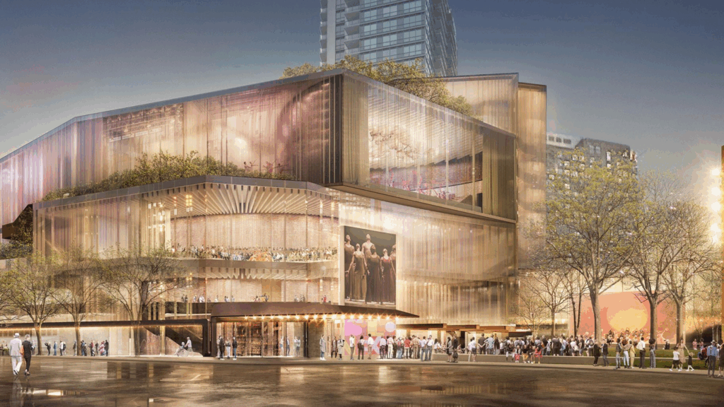 Hariri Pontarini projects shaping Toronto (and beyond) 8 Hariri Pontarini project at the St. Lawrence Centre for the Arts, exterior street-level render