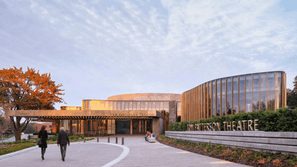 Hariri Pontarini projects shaping Toronto (and beyond) 7 People walking into Tom Patterson Theatre in Stratford, ON