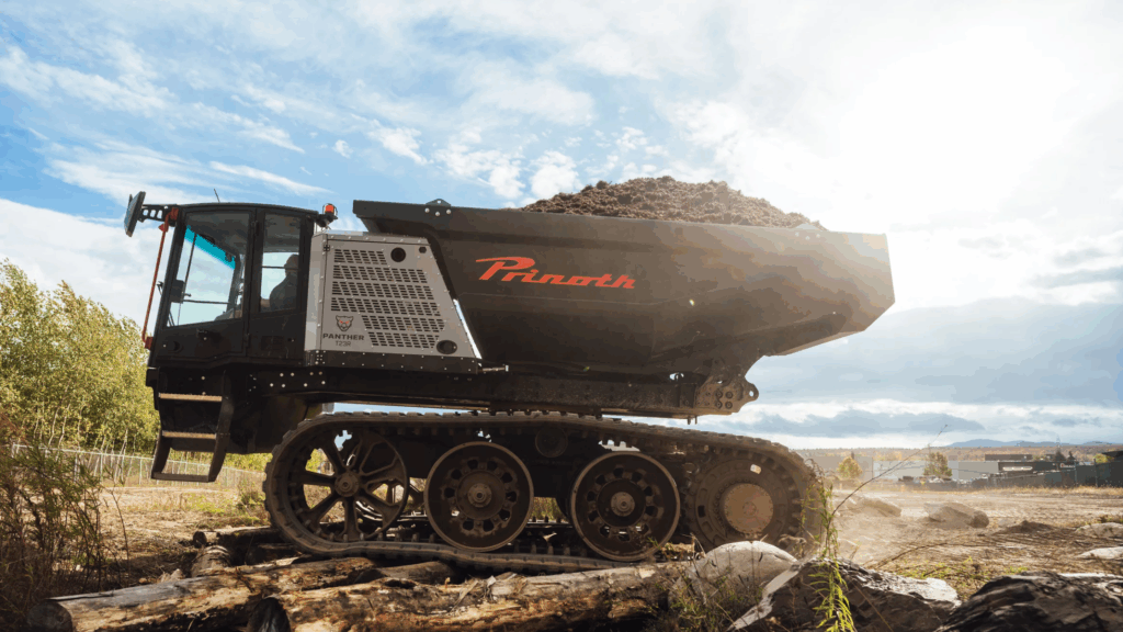 How the Prinoth Panther T23R brings versatility to challenging jobsites 3 Panther T23R side view