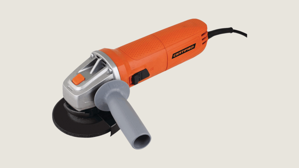 Certified 5.5A corded angle grinder