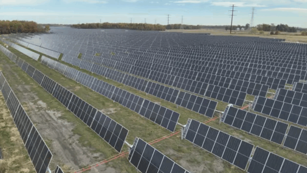 Cold Creek Solar project solar field