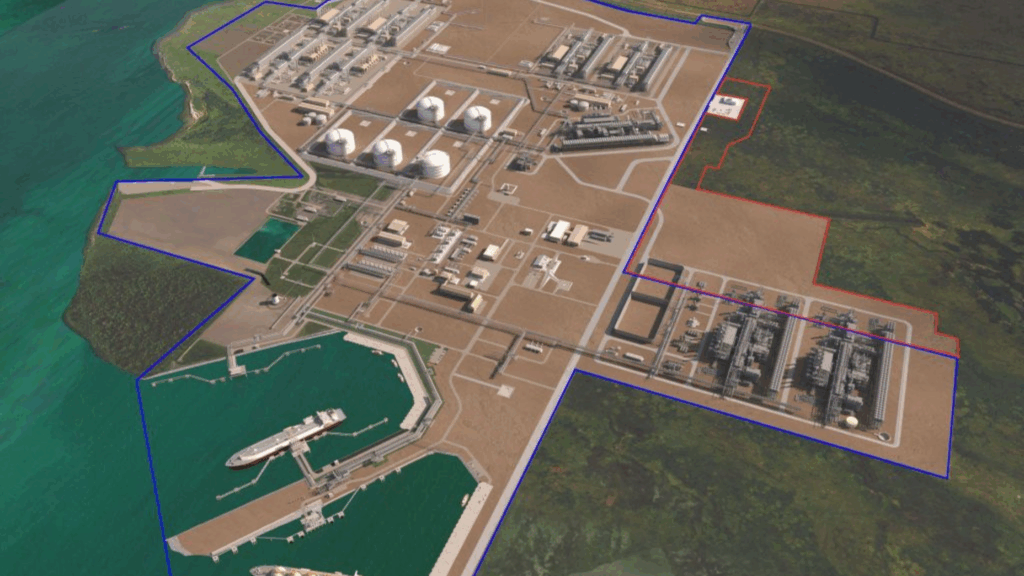 Sabine Pass LNG ongoing construction
