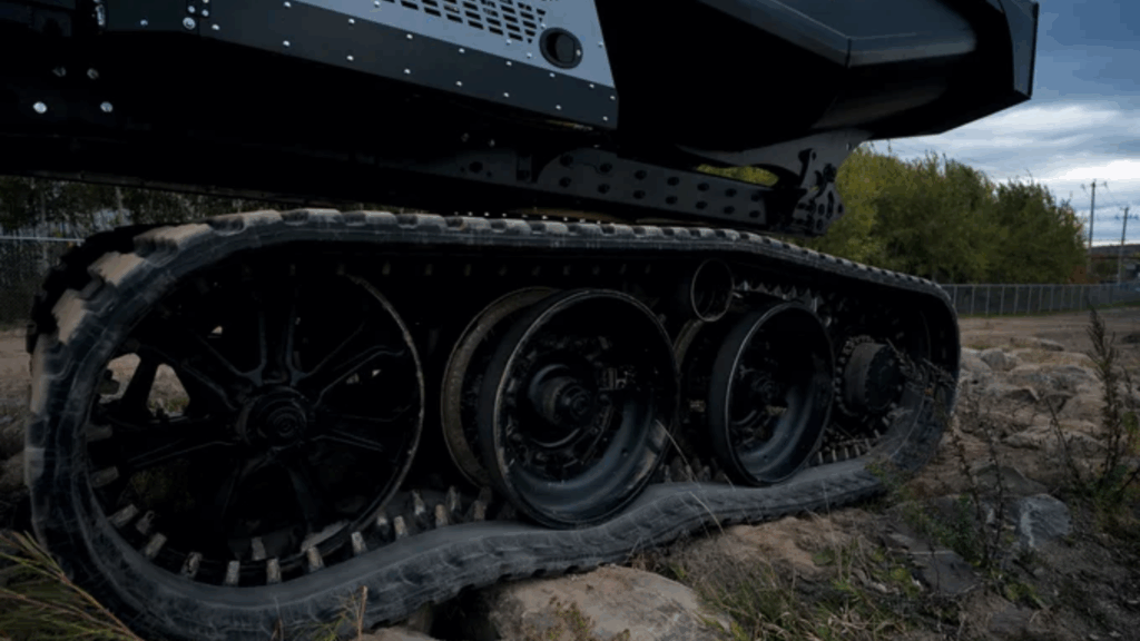 How the Prinoth Panther T23R brings versatility to challenging jobsites 2 Prinoth Panther T23R suspension