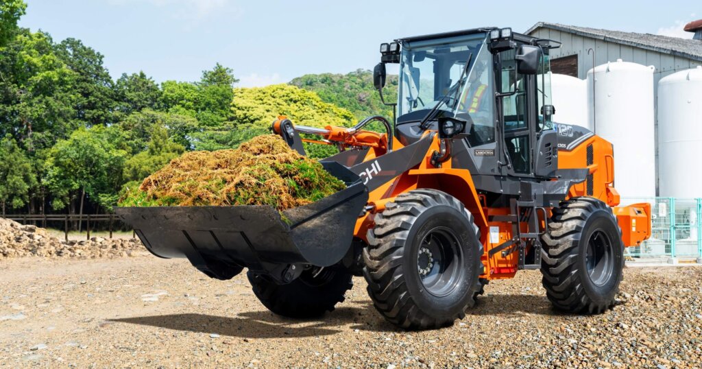 The latest ZW120-7 Wheel Loader from Hitachi.