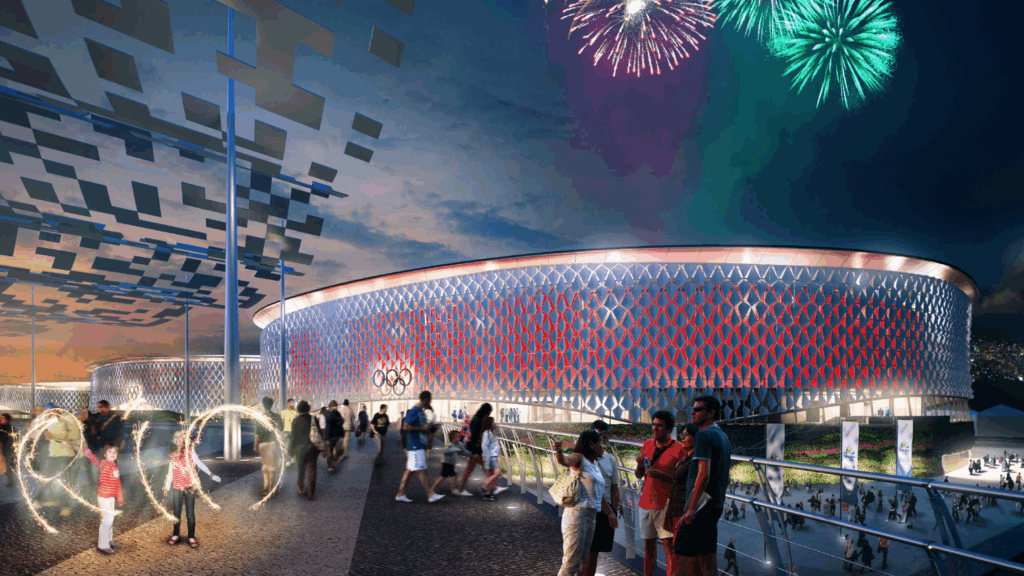 AECOM’s Rio Olympic Park blends large-scale event infrastructure with long-term urban planning—designed to transition from a global stage into a lasting piece of the community.