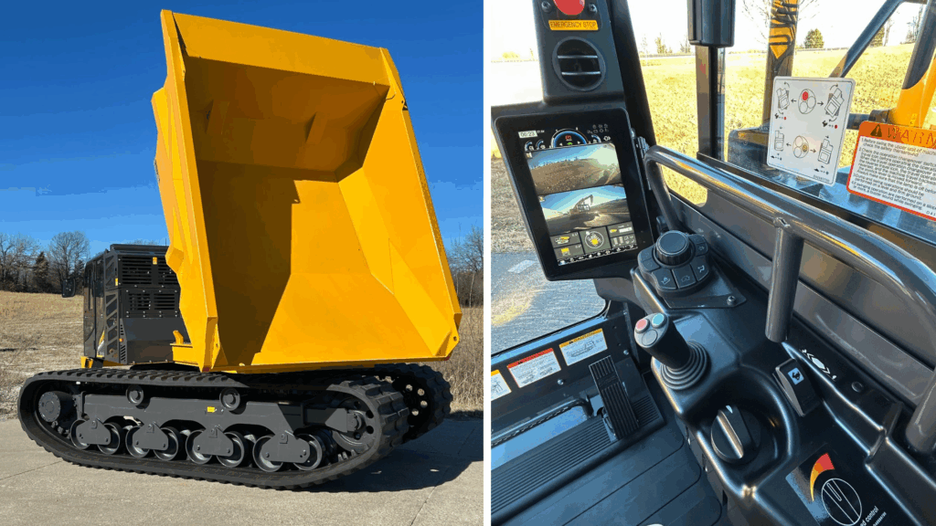 KATO IC110R dump box and interior cab view