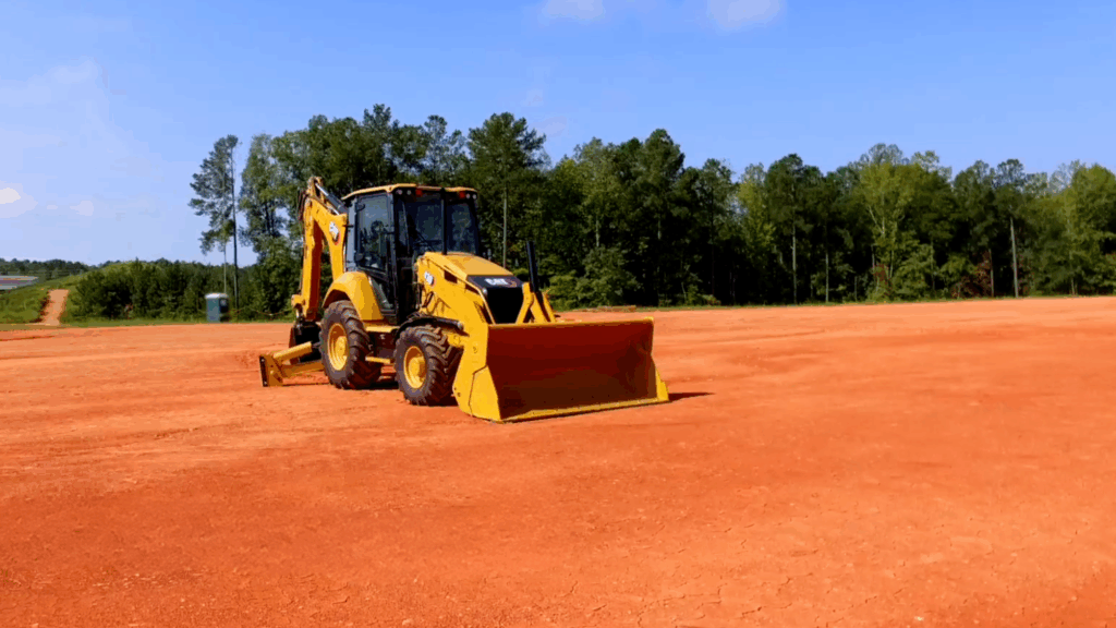 Caterpillar backhoe, the Cat 420