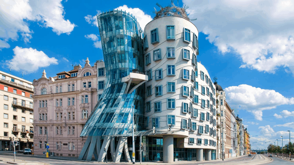 Dancing House in Prague, Czech Republic