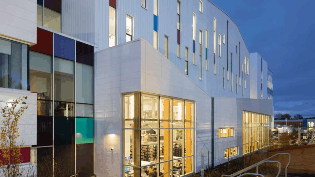 Exterior facade of Emily Carr University of Art + Design