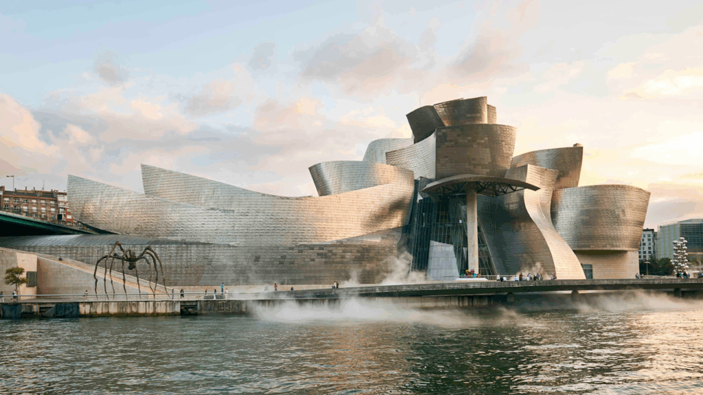 Guggenheim Museum Bilbao is one of the most notable works of Frank Gehry