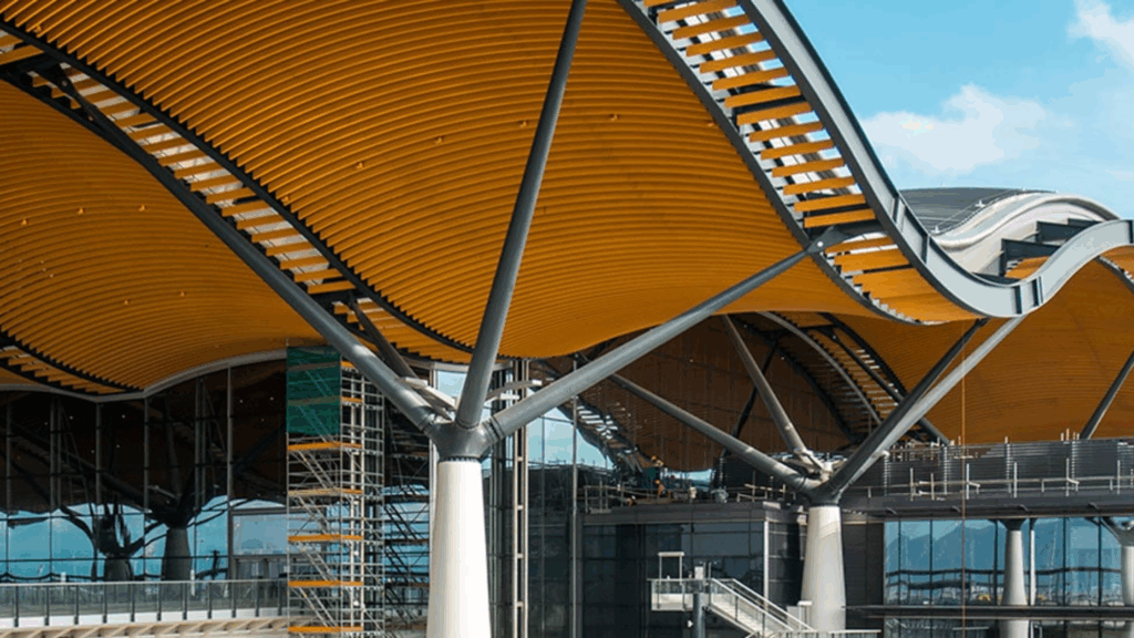 The Hong Kong–Zhuhai–Macau Bridge port facilities highlight the scale of modern cross-border infrastructure, where land reclamation, logistics, and engineering come together to support seamless regional connectivity.