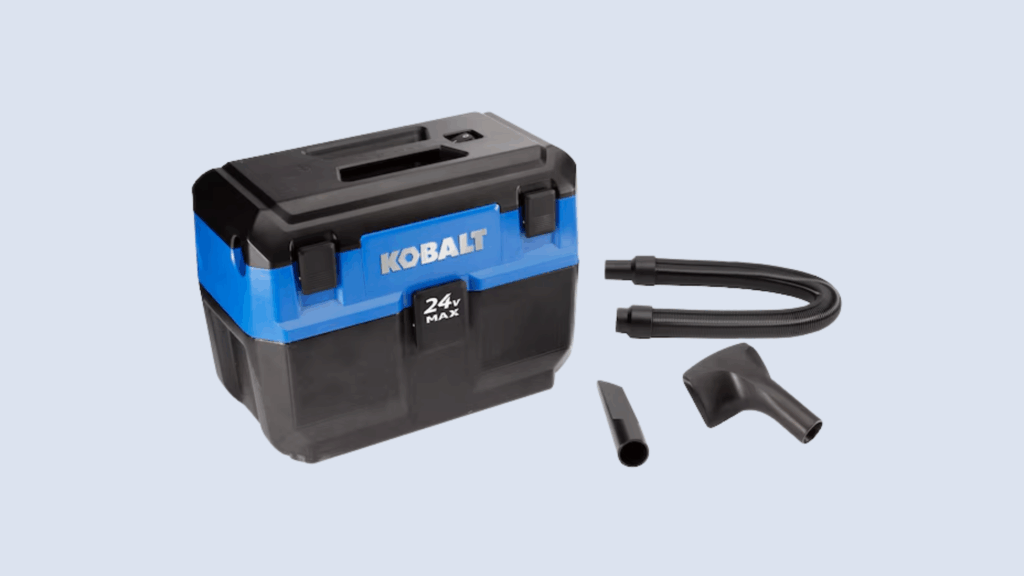 Kobalt 24V Max wet/dry shop vacuum
