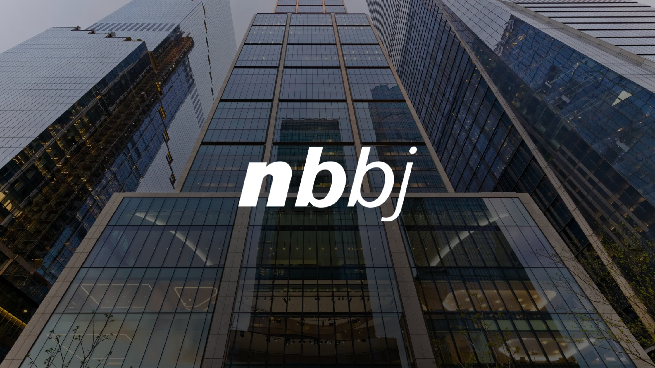 NBBJ header with BlackRock headquarters in background