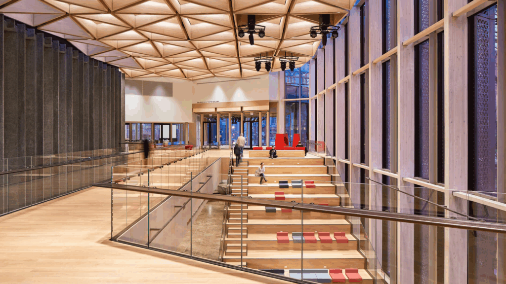 Interior of National Arts Centre (NAC) in Ottawa, ON