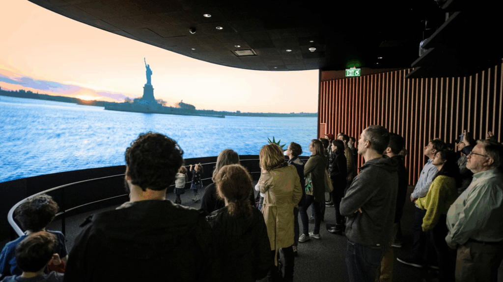 The Statue of Liberty Museum uses immersive digital storytelling and spatial design to transform how visitors engage with cultural landmarks.
