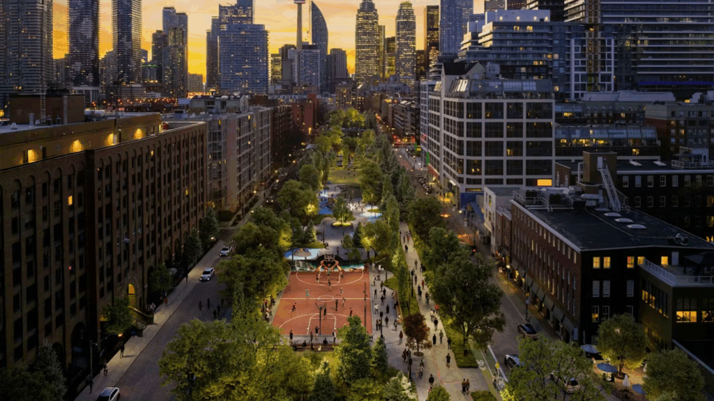 David Crombie Park revitalization render
