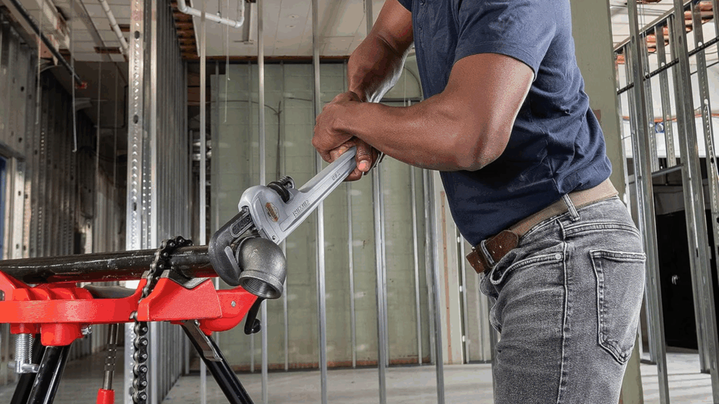 RIDGID 31100 Model 818 Aluminum Straight Pipe Wrench