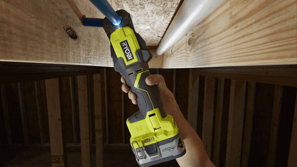 RYOBI 18V ONE+ PEX Crimp Ring Press Tool