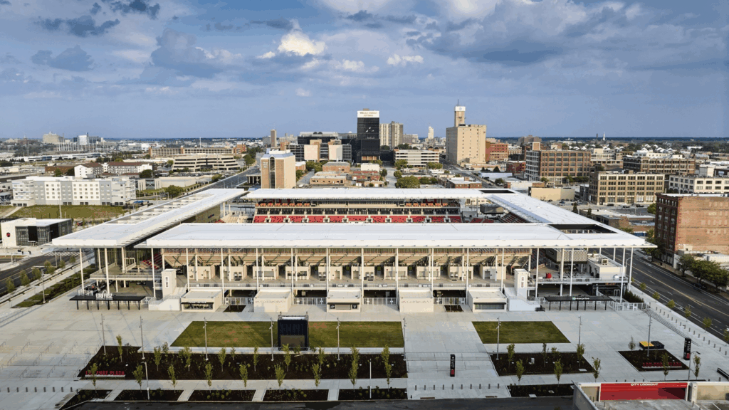Inside HOK: 10 projects redefining the built environment 4 St. Louis CITY SC Energizer Park