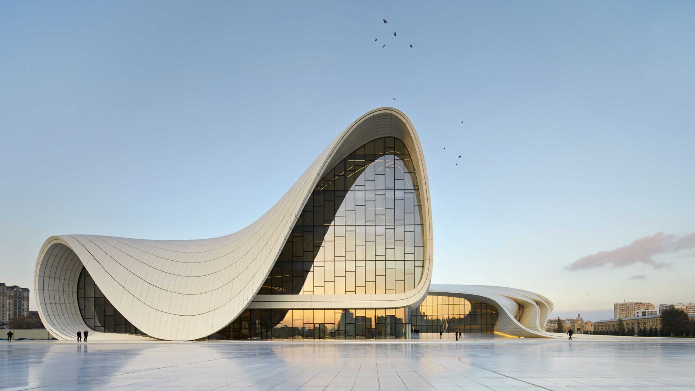 Heydar Aliyev Centre by Zaha Hadid Architects.
