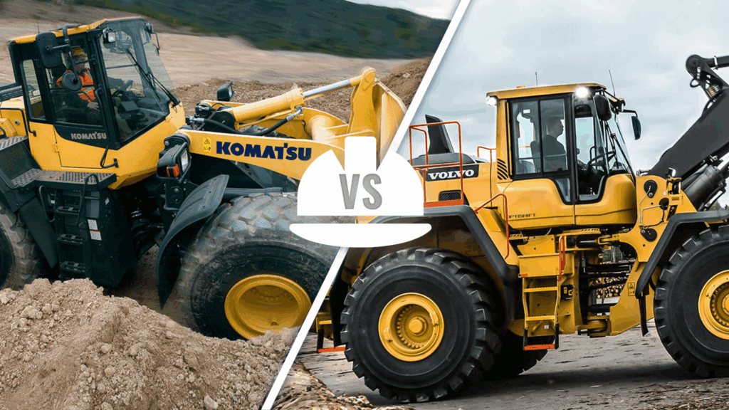 Volvo vs Komatsu: who makes the better wheel loader?